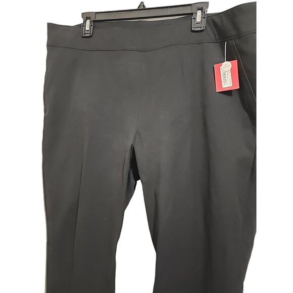 Spanx Women Backseam Skinny Elastic Waist Pull On Black Cropped Pant Size 2XP - Picture 3 of 7